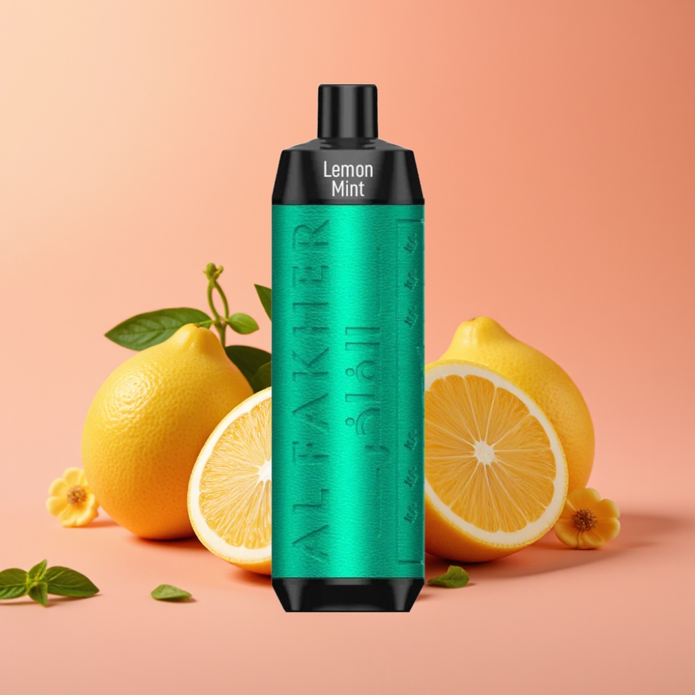 Al Fakher Crown Bar 8000 Crystal Enkratna Vapa Limona Meta Ključne Lastnosti: 600mAh Baterija, 18ml E-tekočine