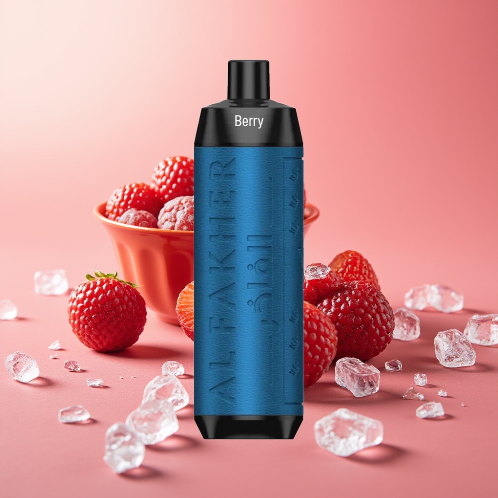 Al Fakher Crown Bar 8000 Crystal Enkratna Vape Berry Ice 18ml 5mg 8000 Puffov USB-C