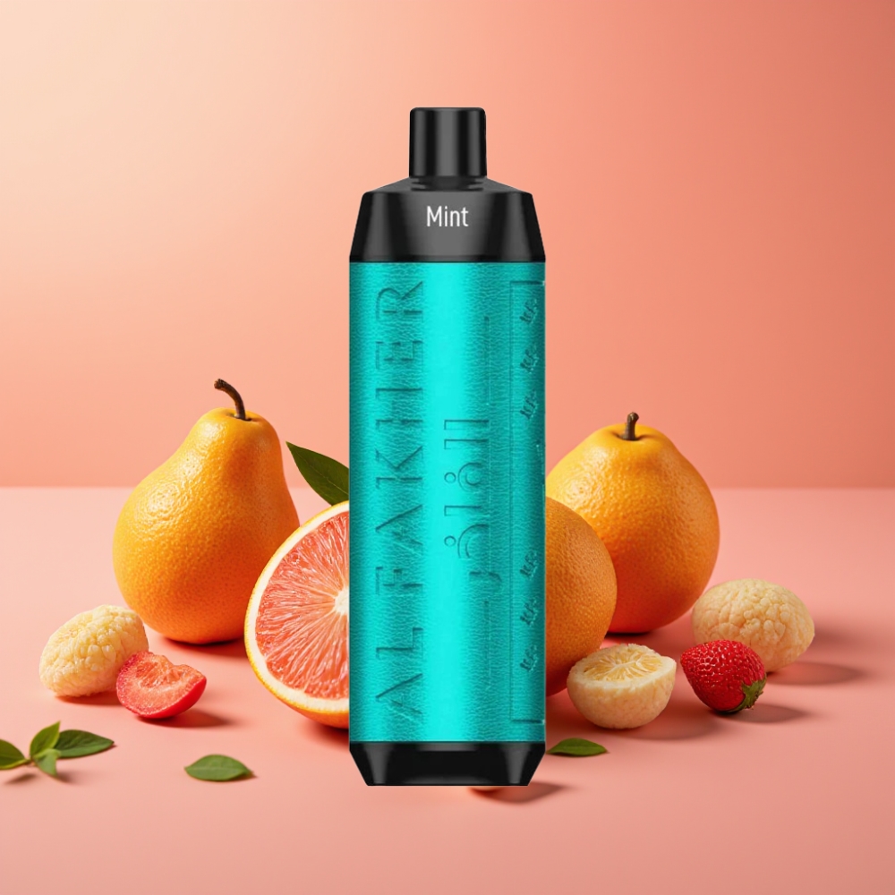 Al Fakher Crown Bar 8000 Crystal Enkratna Vape Mint 18ml 5mg 600mAh Type-C