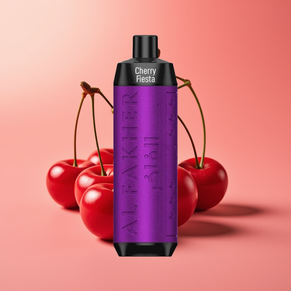 Al Fakher Crown Bar 8000 Crystal Enkratna Vape Češnjeva Fiesta 18ml 5mg