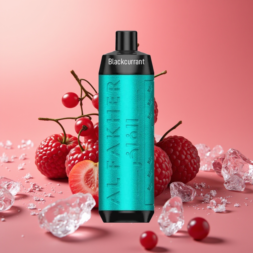 Al Fakher Crown Bar 8000 Crystal Enkratna Vape Črni Ribez Led 600mAh 18ml 5mg 0.6ohm