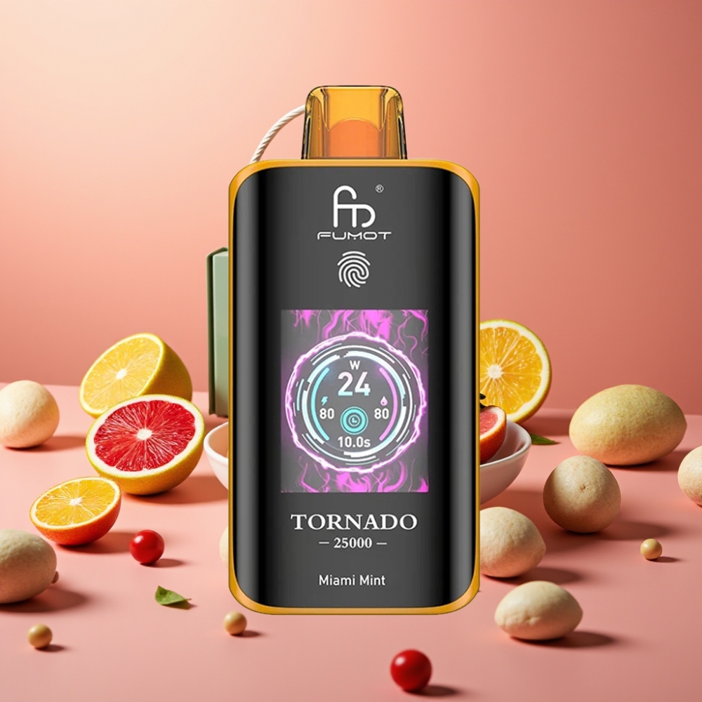 Fumot Tornado 25000 Puffs HD Ekran 700mAh Miami Mint