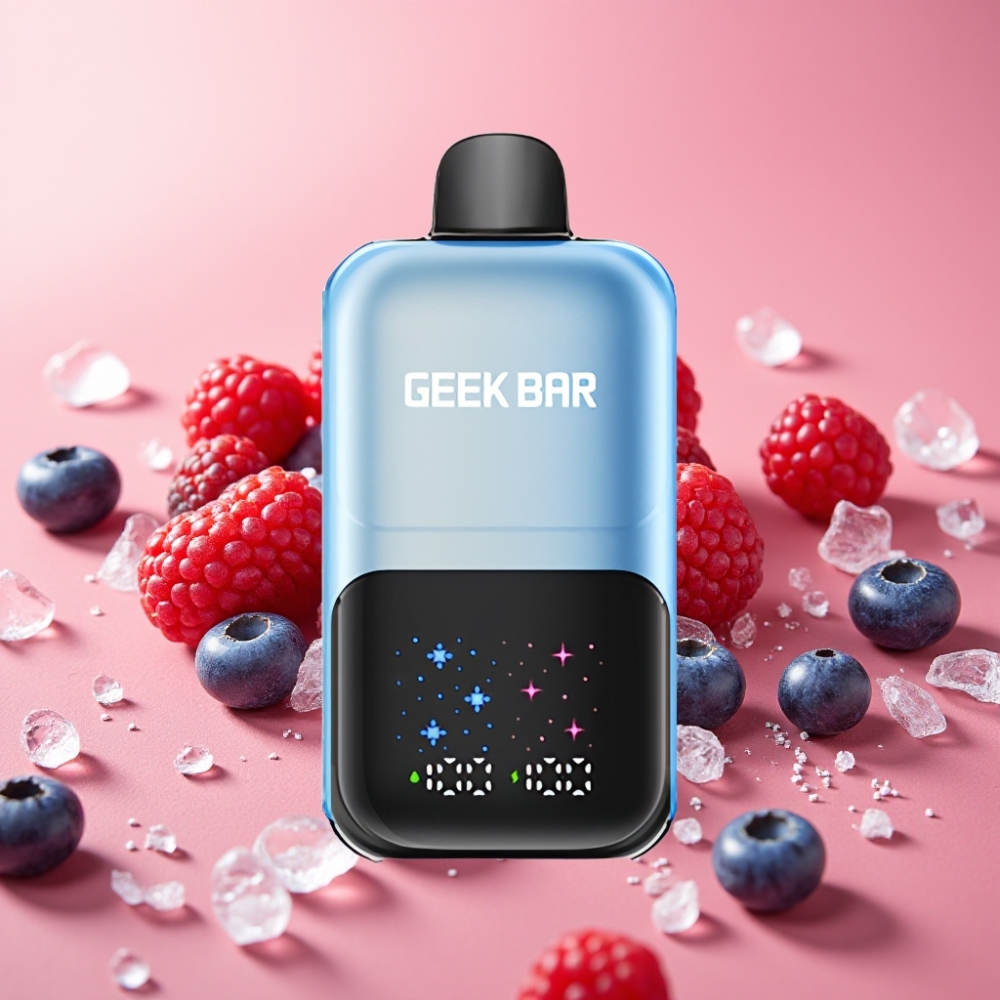 GEEK BAR 2GO 50000 Puffs 20ml Dual Tank 3-Nivojski Okus Modra Malina Led
