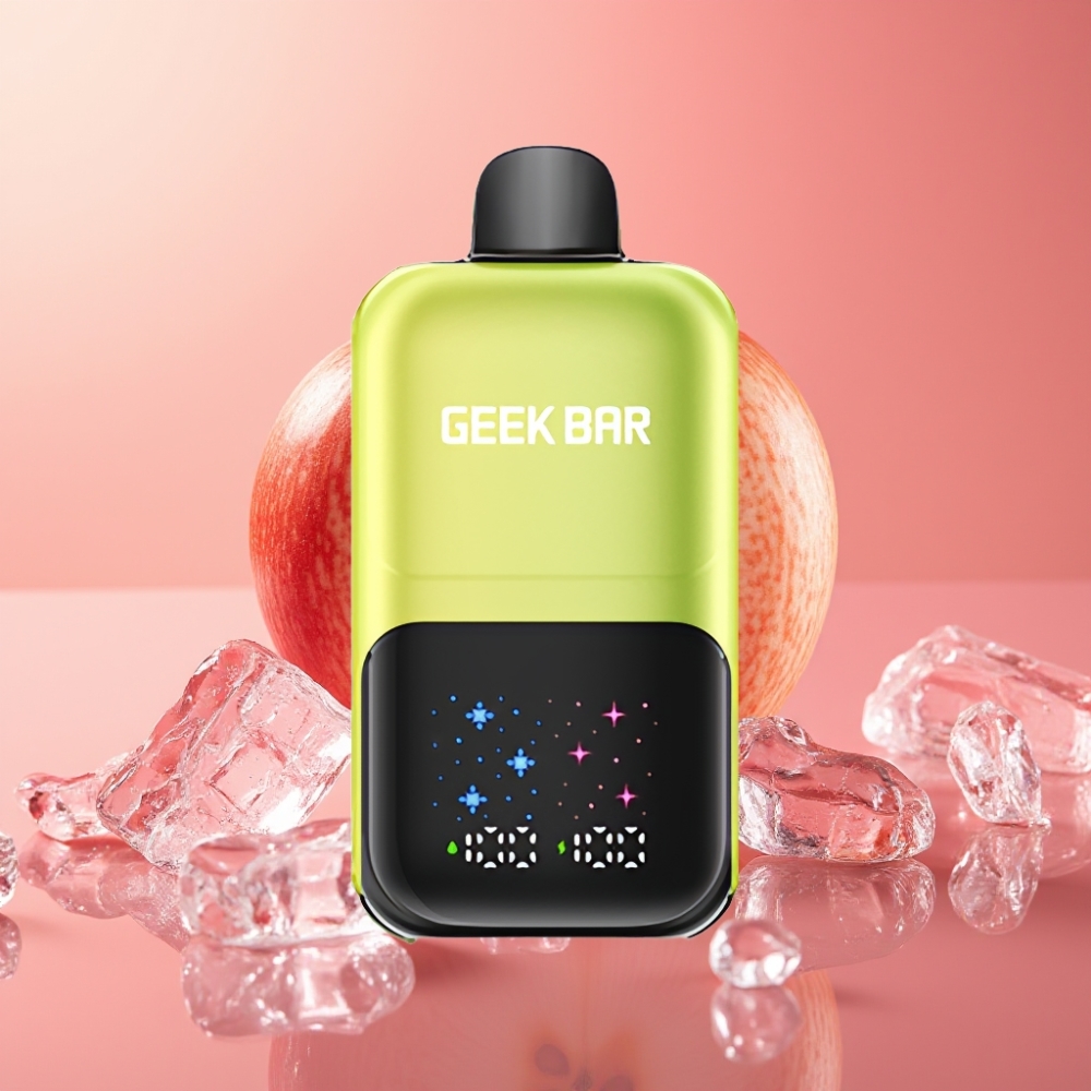 GEEK BAR 2GO 50000 Puffs 20ml Dvojni Sistemski E-cigareta Sour Apple Ice