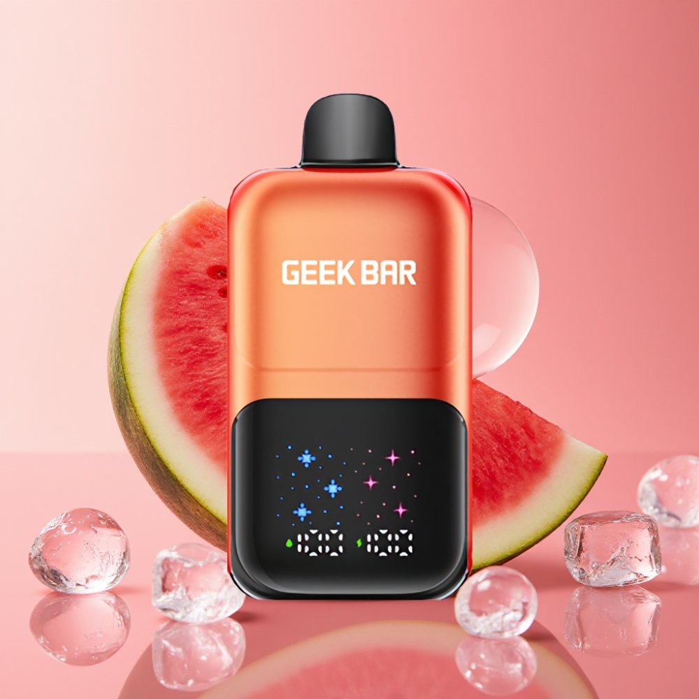 GEEK BAR 2GO Serija Two 50000 Puffov 20mL 5% Nikotina Watermelon Bubble Gum Ice