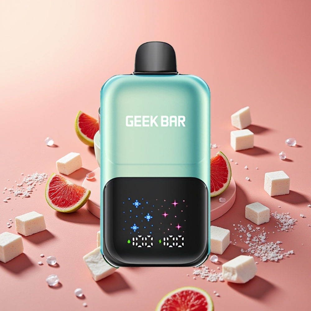GEEK BAR 2GO Serija Two 50000 Puffov 20mL Polnjen Hladni Mraz Peppermint E-cigareta