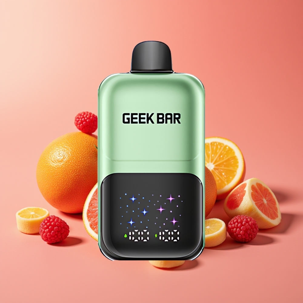 GEEK BAR 2GO Serija Two 50000 Puffov 20ml 5% Nikotin Interaktivni Zaslon 3 Nivoji Okusa/Khladnosti Kisli Sladkariji in Sadje