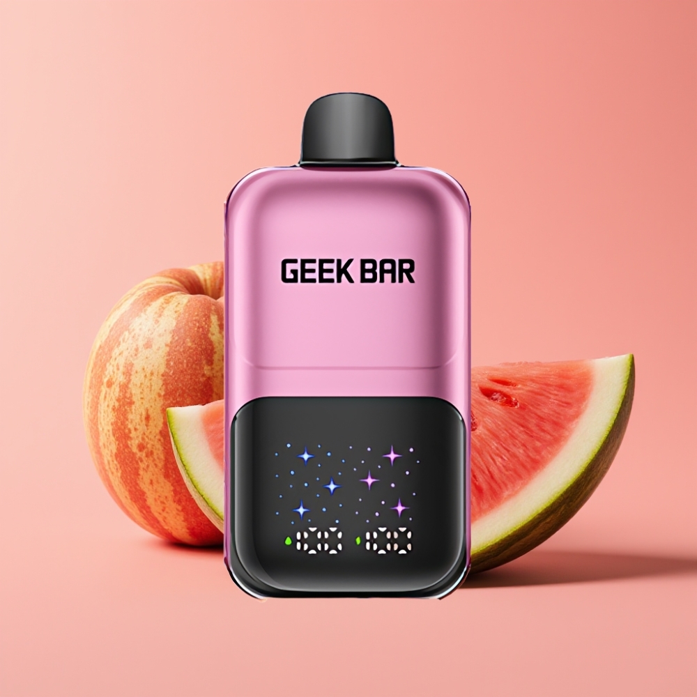 GEEK BAR 2GO Serija Two 50000 Puffov 20ml Dual Rechargeable MTL Breskova & Lubenica