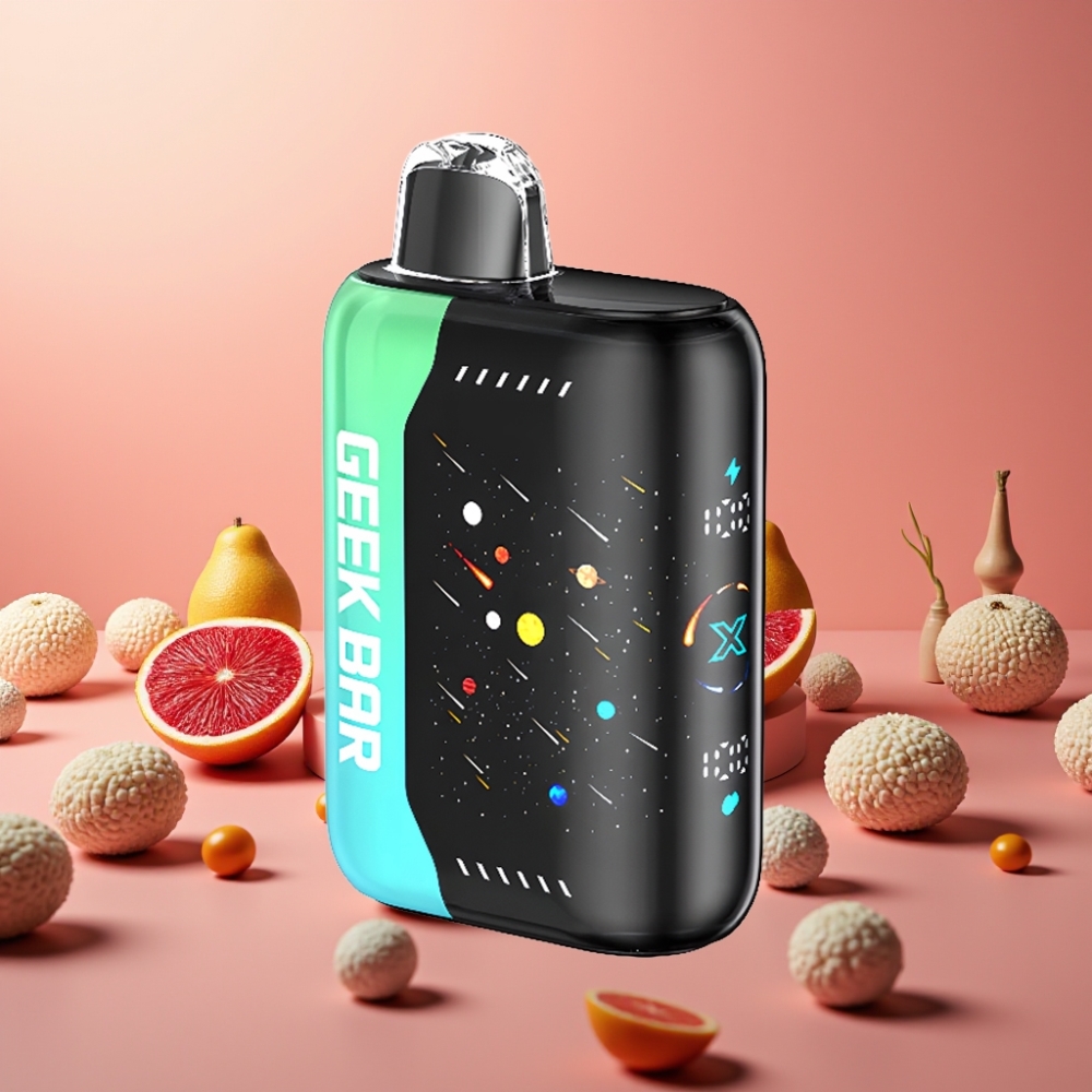 GEEK BAR Pulse X 25000 Puffov Meteor Edition Disposable Vape z 18mL E-Tekočino, Dual Mesh Coil, USB Type-C