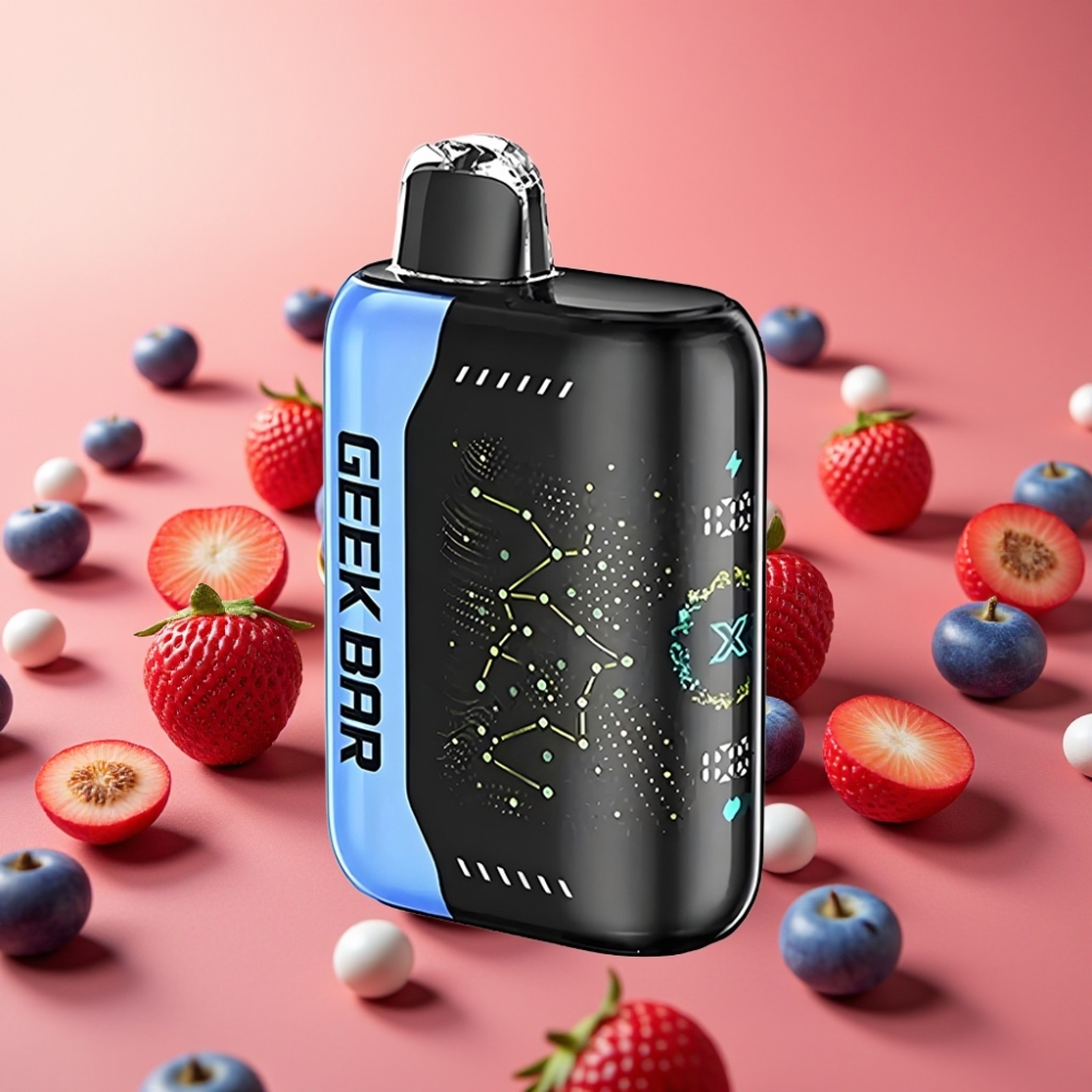 Geek Bar Pulse X 25000 Pofov Brez Nikotina 18mL Dual Mesh Coil USB-C