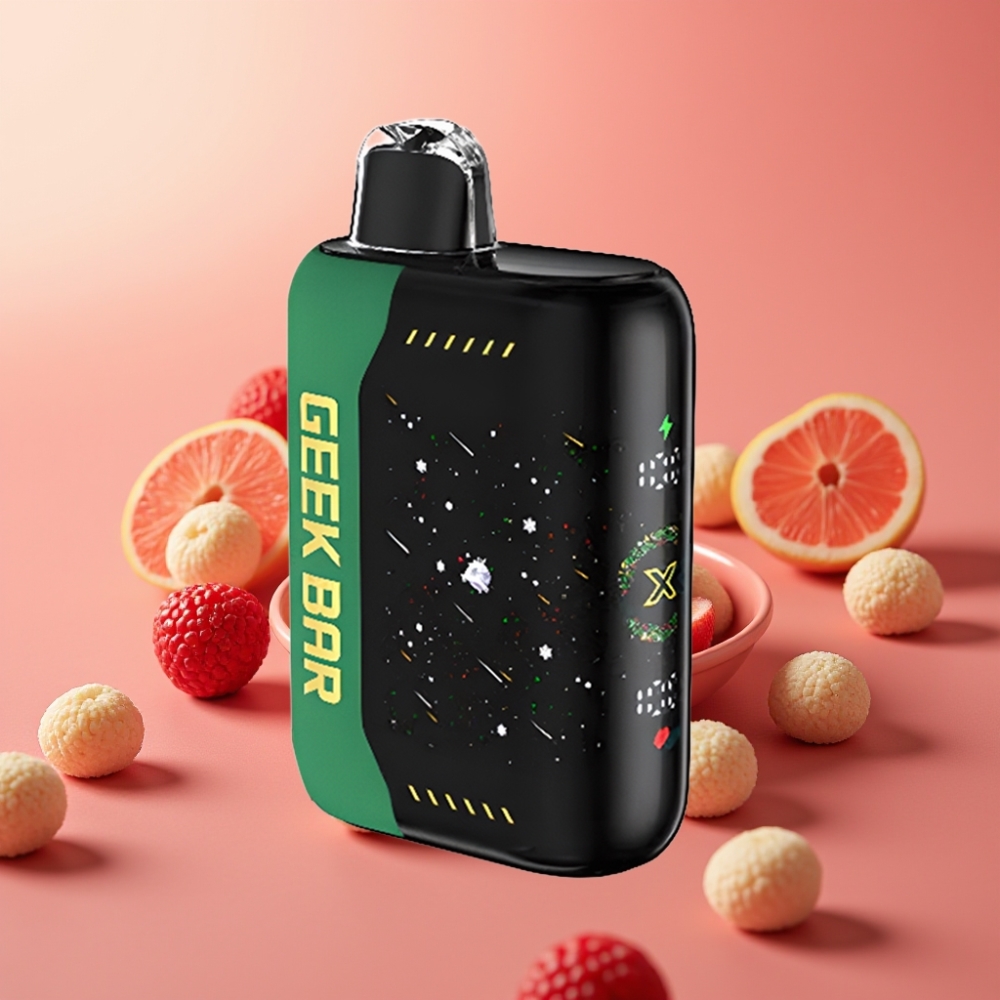 Geek Bar Pulse X 25000 Puffov Božična Edicija | 0-5% Nikotina | 18mL E-tekočine | 3D Zaslon | USB-C