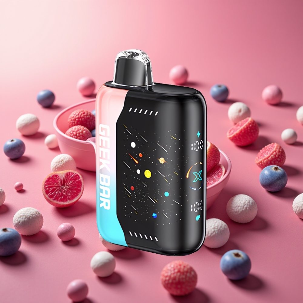 GEEK BAR Pulse X 42K Pufov Meteor Edition Pink & Blue 820mAh Dual Mesh Coil 5%