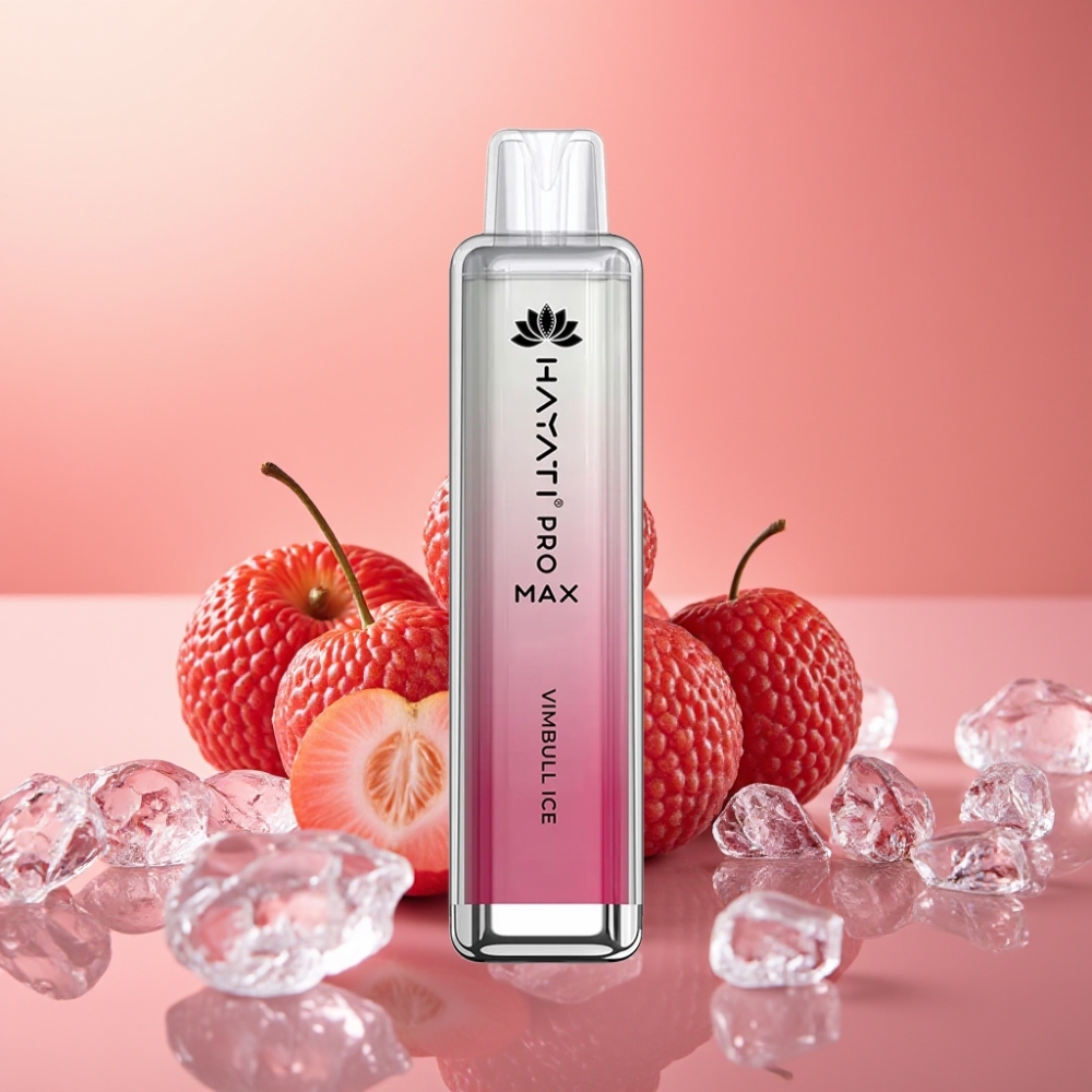 Hayati Pro Max 4000 Puff Disposable Vape Vimbull Ice - 1400mAh, 2ml/10ml, Dual Coil, LED, Kristalni Izgled