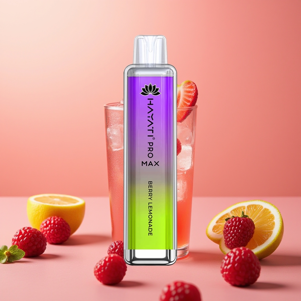 Hayati Pro Max 4000 Puffs Disposable Vape Berry Lemonade 2ml/10ml 2%/5% Nic 1400mAh