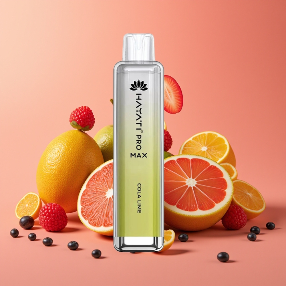 Hayati Pro Max 4000 Puffs Disposable Vape Cola Lime 1400mAh Dual Coil TPD