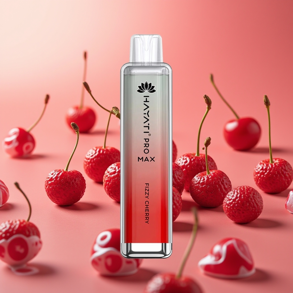 Hayati Pro Max 4000 Puffs Disposable Vape Kristalna Češnja 1400mAh Dual Coil