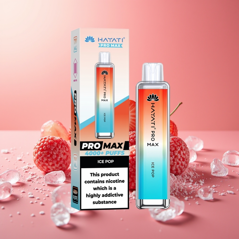 Hayati Pro Max 4000 Puffs Disposable Vape Ledeni Sadaj – 1400mAh, 2ml/10ml, 2%/5% Nic, Dual Mesh Coil