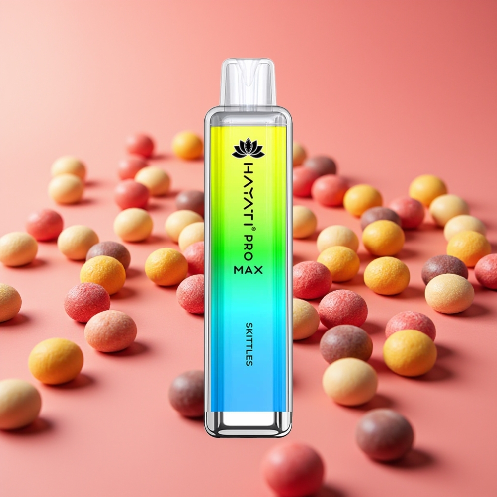 Hayati Pro Max 4000 Puffs Disposable Vape Skittles Dual Coil 1400mAh