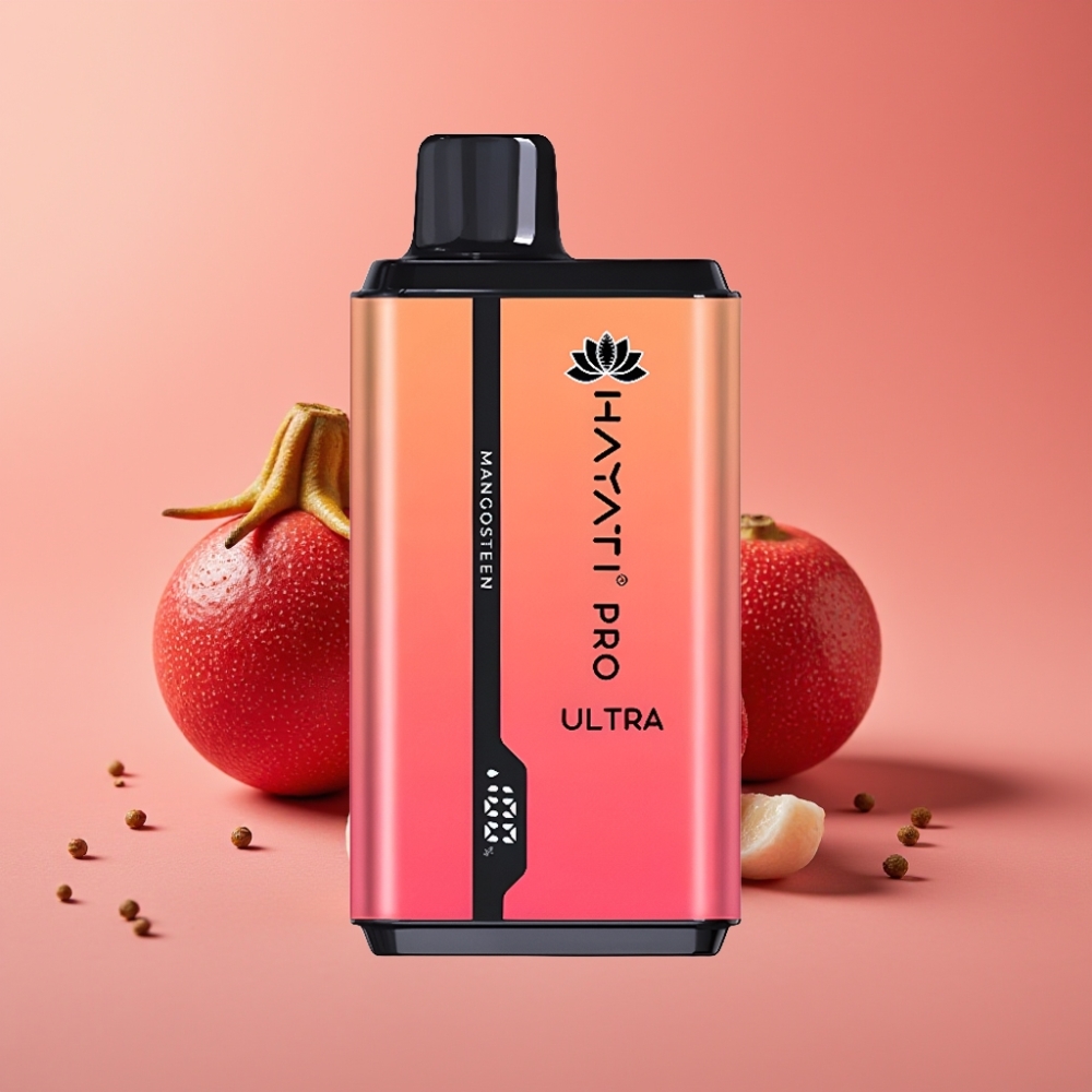 Hayati Pro Ultra 15000 Puffov Enkratna Vape Mangostan 2×12ml 2% Nikotina 49 Okusov