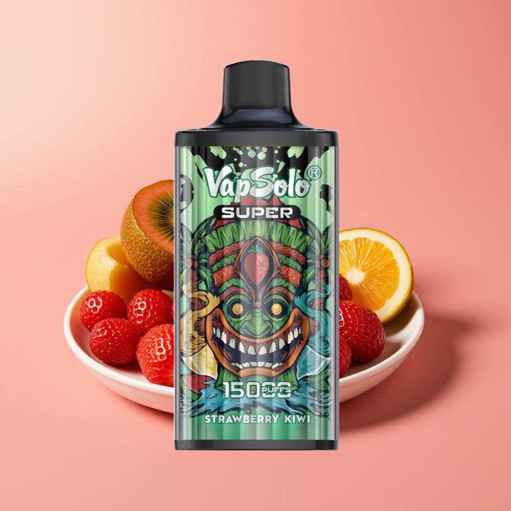 Vapsolo Super 15000 Puffs Enkratna Vape Jagoda Kivi 40ml 850mAh Type-C
