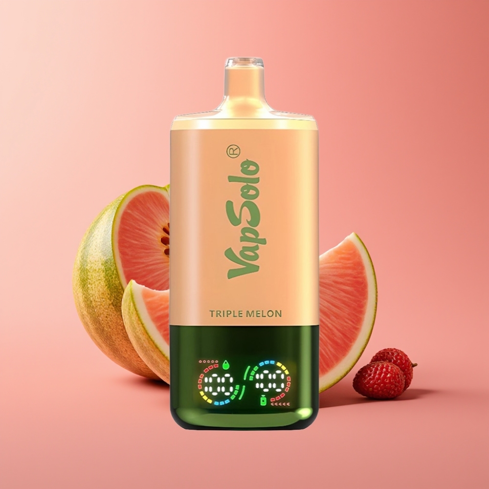 VapSolo Triple 30000 Puffs 40ml Triple Melon 20/50 mg/ml Type-C