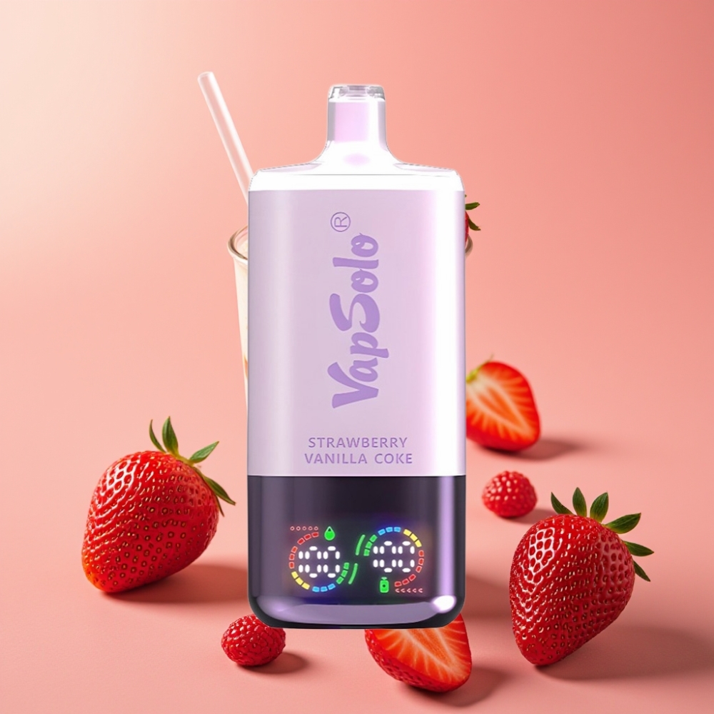 VapSolo Triple 30000 Puffs Japkana Vanilijeva Kola 40ml 20/50mg/ml Type-C