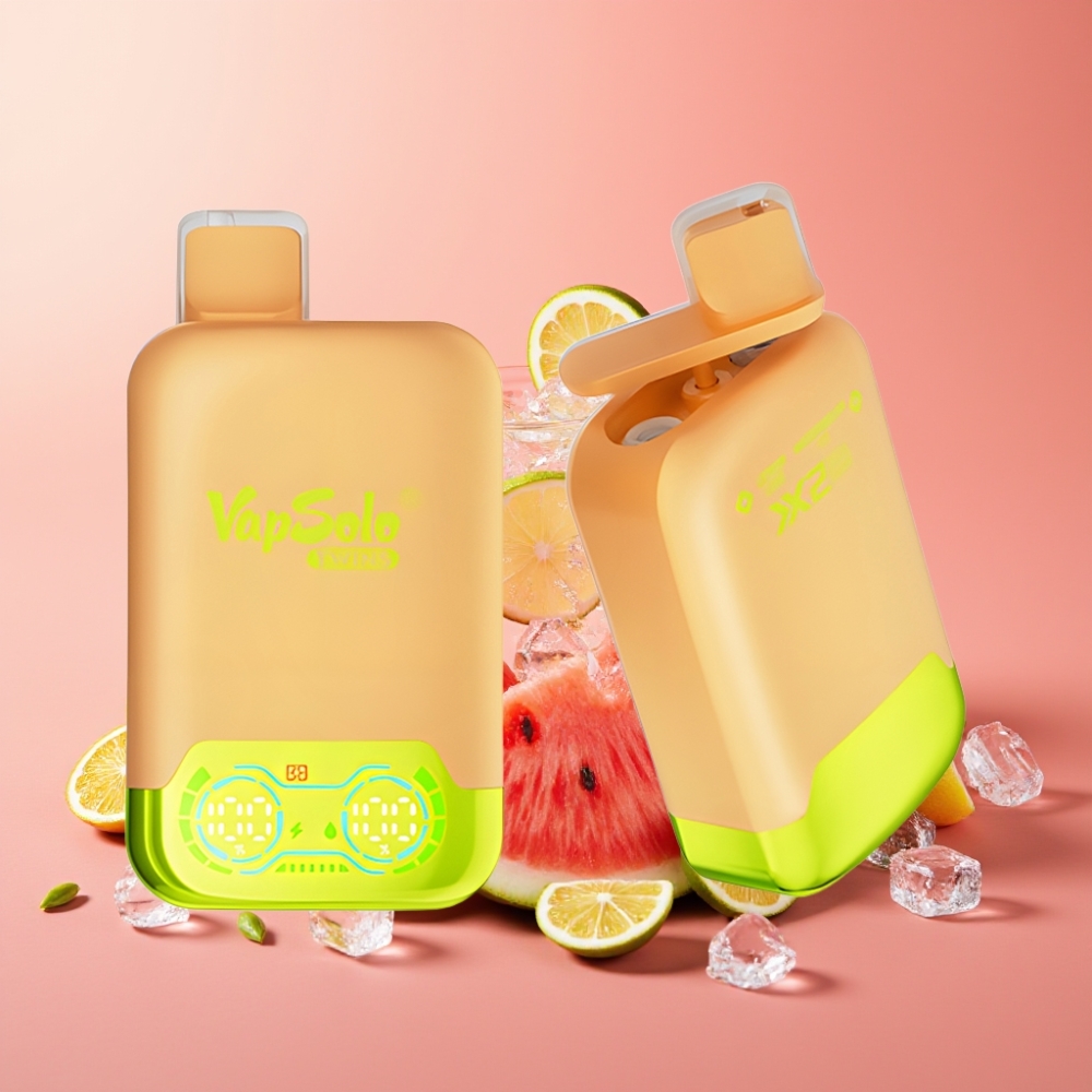 Vapsolo Twins 20000 Puffs Disposable Vape Limeta Lubenica Led 40ml 20mg/50mg Type-C