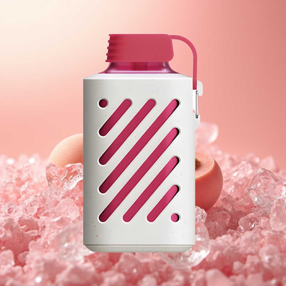 VOZOL GEAR 10000 Enkratna Vape Breskvni Led 10000 Pufov 20ml 50mg/ml