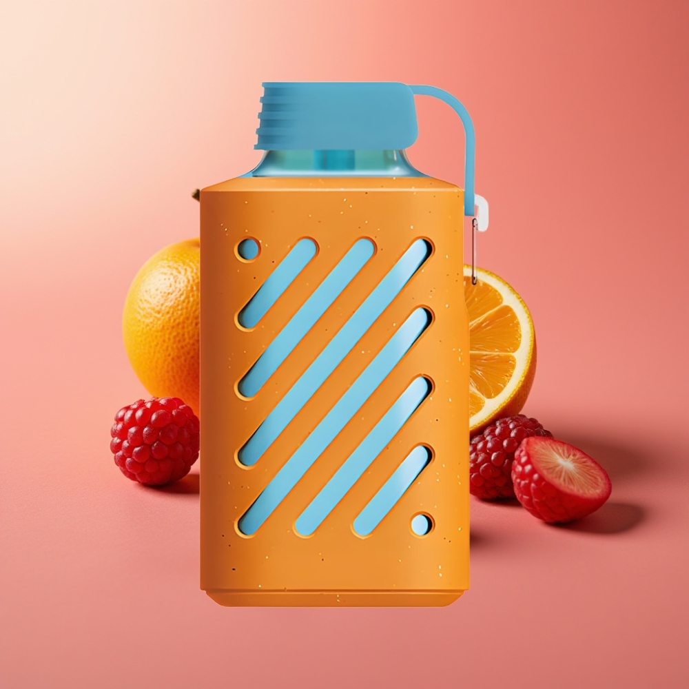 VOZOL GEAR 10000 Enkratna Vape Malina Mandarina 10000 Pufov 20ml 50mg/ml