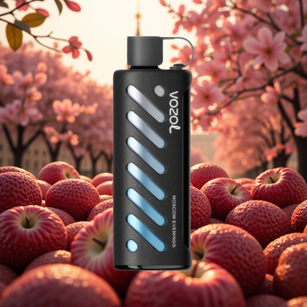 VOZOL Gear Shisha 25000 Pof Disposable Vape Moskovski Večeri S.i.L.C Tech Dual Mesh 1000mAh 5mg/ml