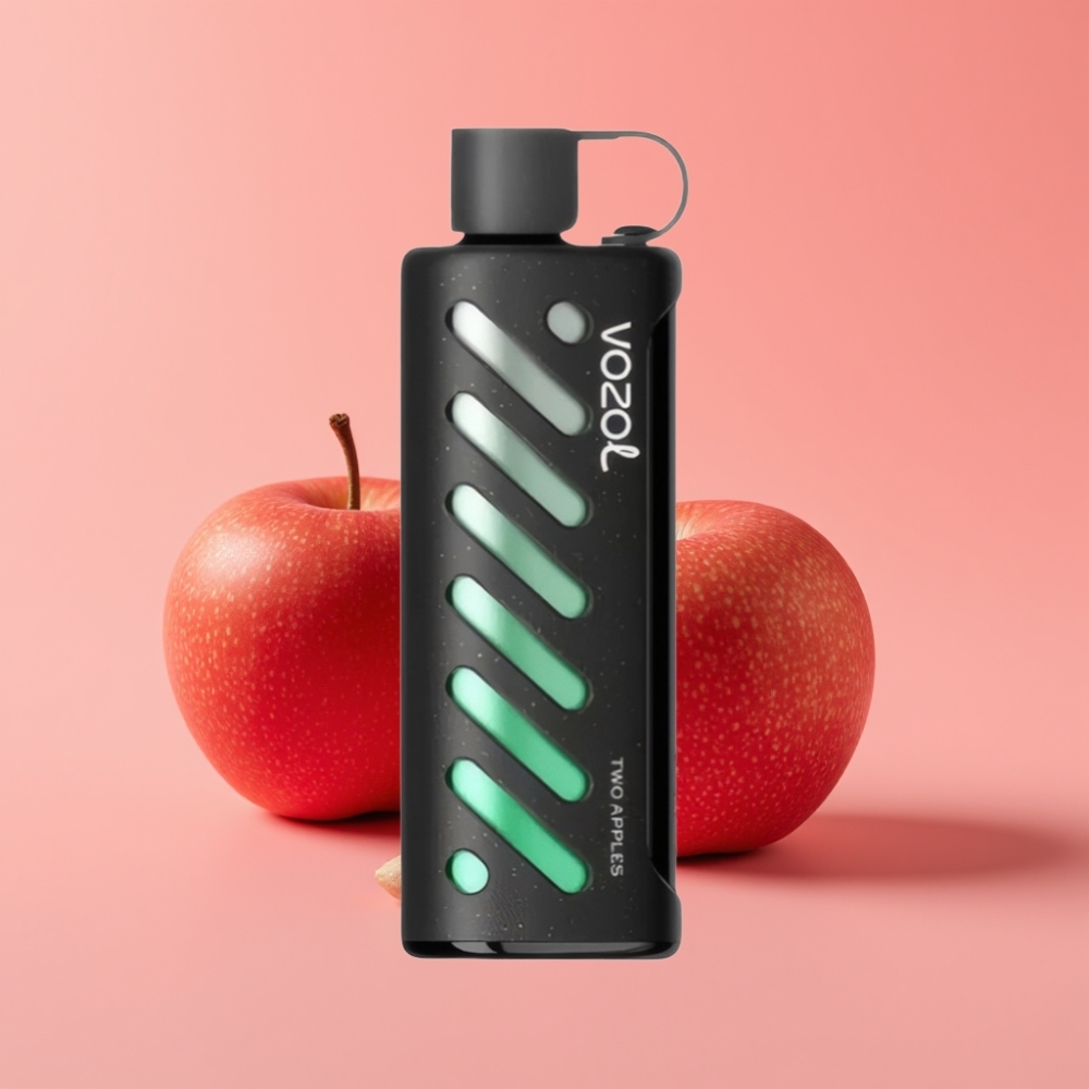 VOZOL Gear Shisha 25000 Puffs Dual Mesh Dve Jabolki S.i.L.C Tech 1000mAh 5mg/ml