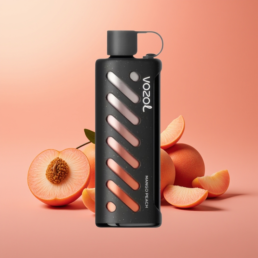 VOZOL Gear Shisha 25000 Puffs Dual Mesh S.i.L.C Tech 1000mAh Mango Peach