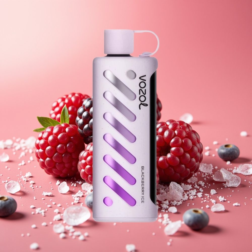 VOZOL Gear Shisha 25000 Puffs Dual Mesh S.i.L.C Tech Blackberry Ice 5mg