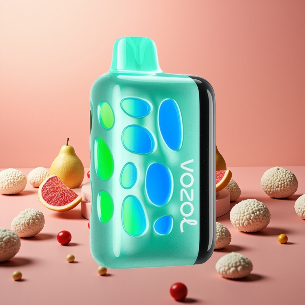 VOZOL RAVE 40000 Enkratna Vape Hladna Meta 270° Svetleča Obarvanost Sinhronizacija z Ritmom 80% Napolnjeno v 20 Minut 20/50mg/ml Nikotina