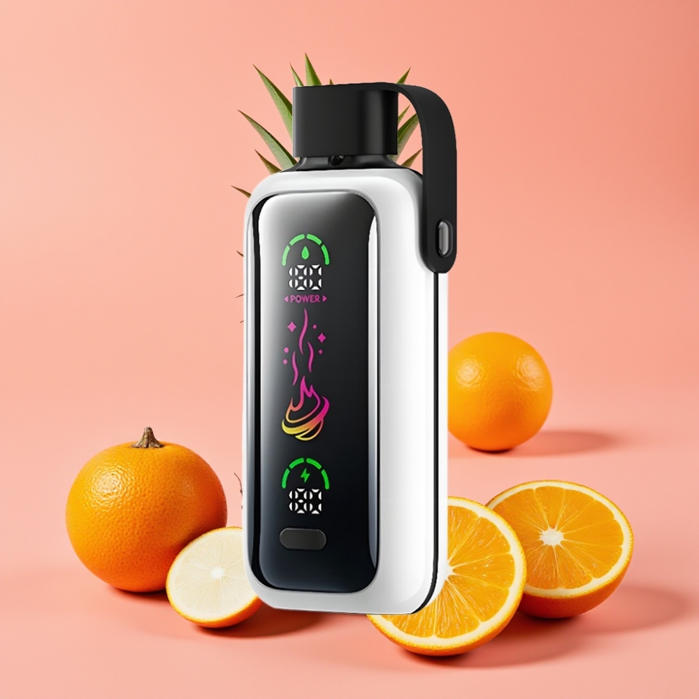 VOZOL Star 20000 Pofov Disposable Vape 2.2" HD ogledalo Dual mesh 650mAh 0/20/50mg/ml Orange Pineapple Lychee