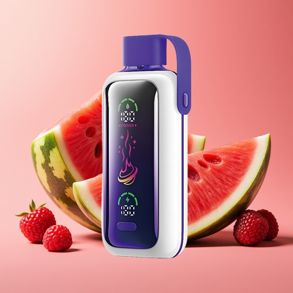 VOZOL Star 20000 Puffs Disposable Vape 2.2" HD zaslon Dual mesh 650mAh Malina Lubenica