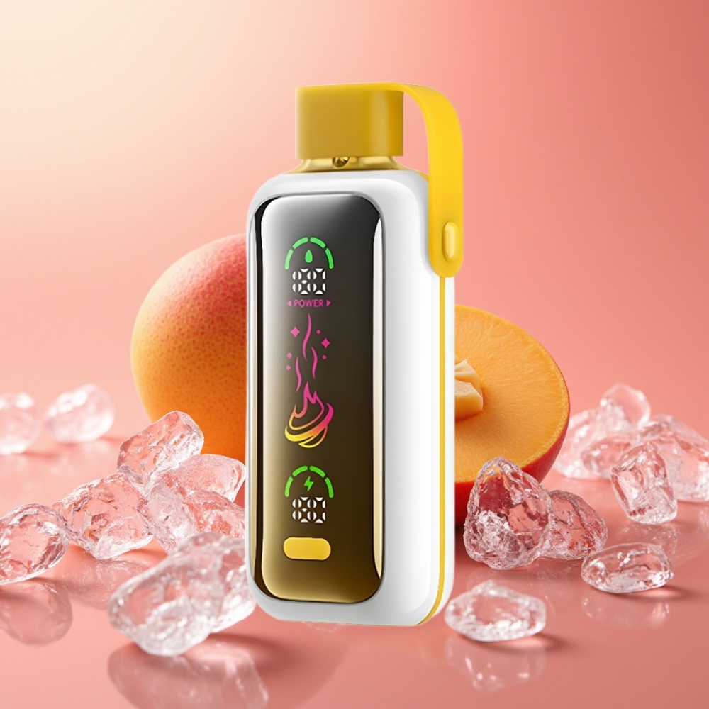 VOZOL Star 20000 Puffs Dual Mesh 2.2" HD Zaslon Mango Ice 650mAh