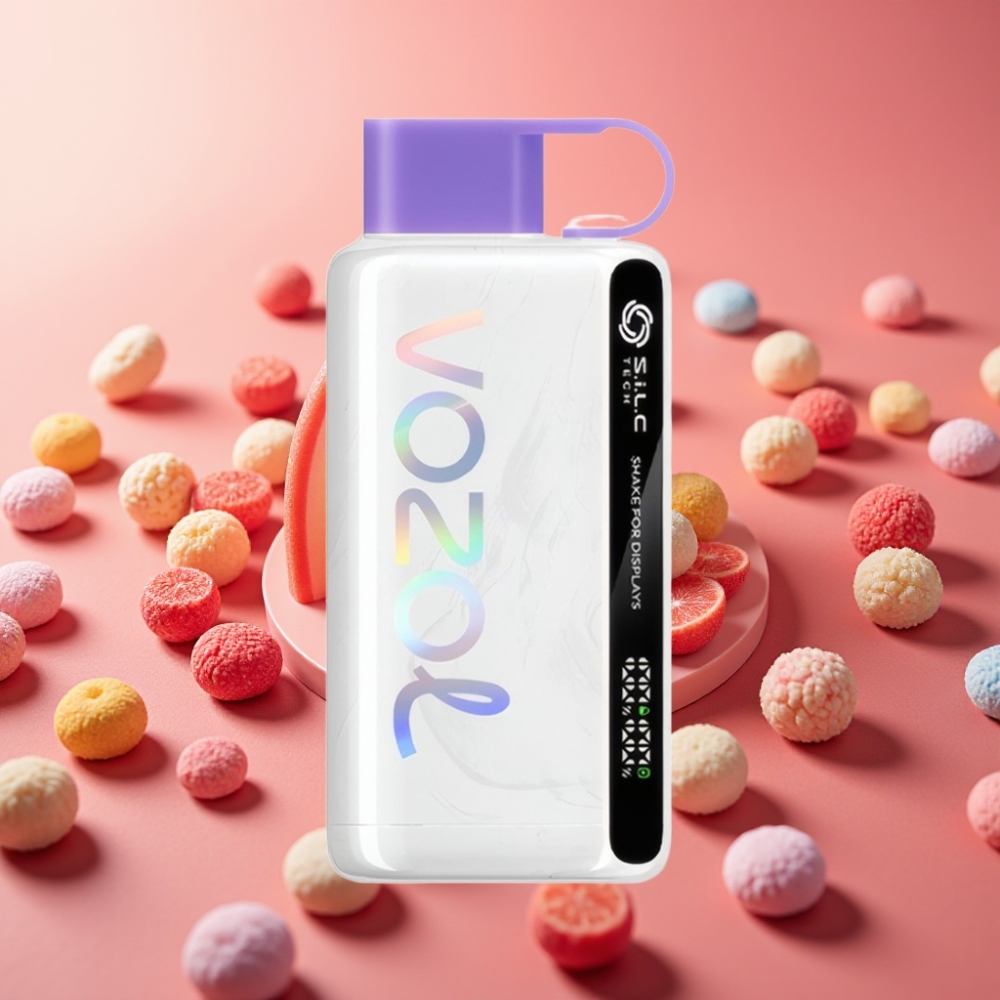 VOZOL STAR 9000/12000 Enkratna Vape Mavrični Bomboni Shake Display S.i.L.C TECH