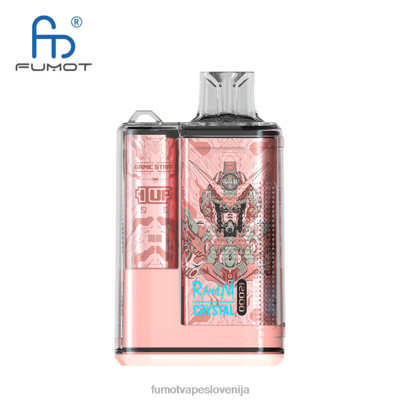 Fumot Crystal 20 ml 12000 vape škatla za enkratno uporabo (1 kos) jagodni red bull - Fumot Original 2JH4H282