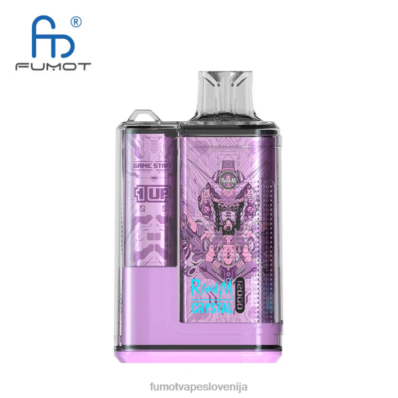 Fumot Crystal 20 ml 12000 vape škatla za enkratno uporabo (1 kos) malina lubenica - Fumot Vape Flavours 2JH4H277
