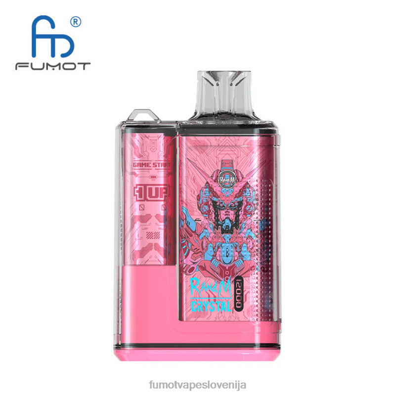 Fumot Crystal 20 ml 12000 vape škatla za enkratno uporabo (1 kos) trojni jagodni led - Fumot Company 2JH4H284