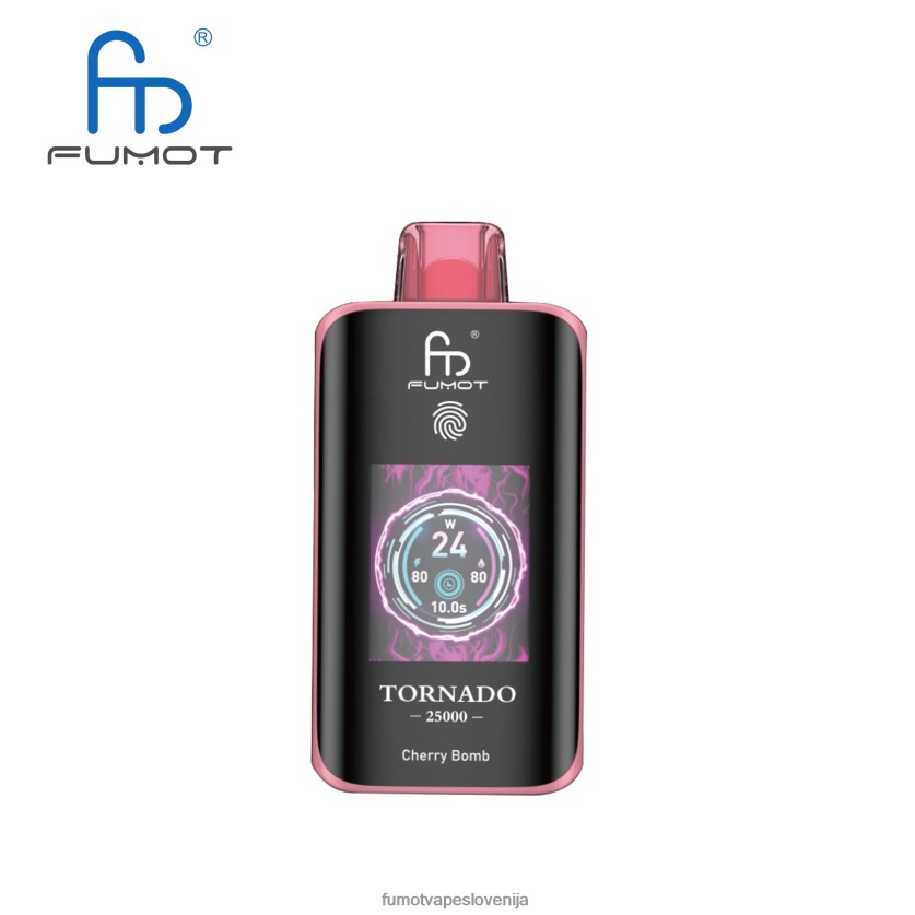 Fumot Company - Fumot Tornado 25000 vape za enkratno uporabo češnjeva bomba 2F0P0L4