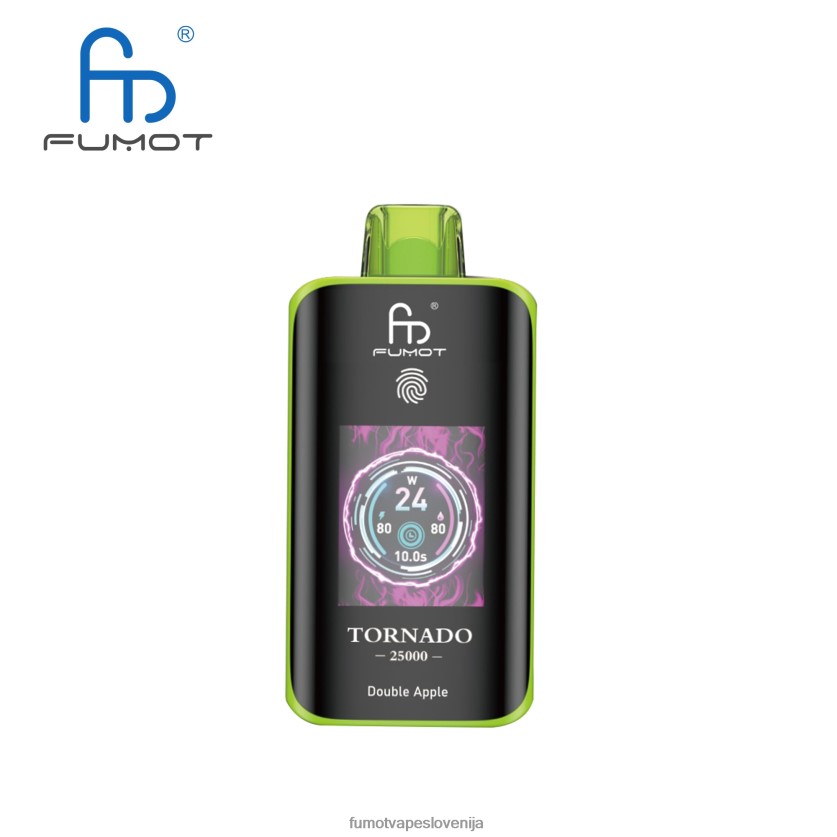 Fumot Vape Sale - Fumot Tornado 25000 vape za enkratno uporabo dvojno jabolko 2F0P0L5