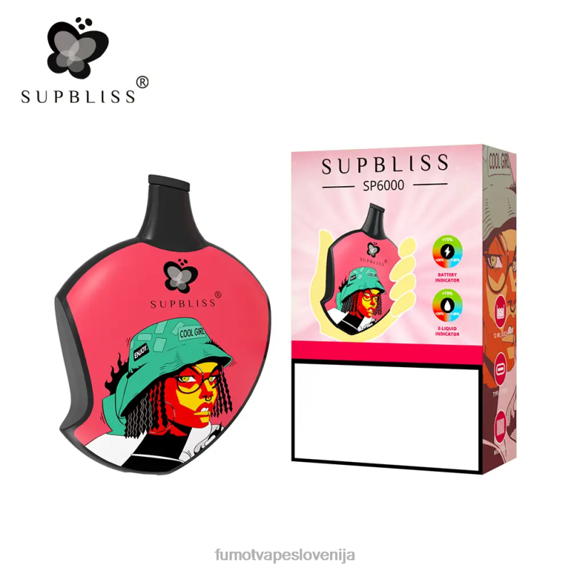 Fumot Supbliss sp6000 vape pod za enkratno uporabo - 12 ml (1 kos) mavrični bonbon - Fumot Vape Review 2JH4H460