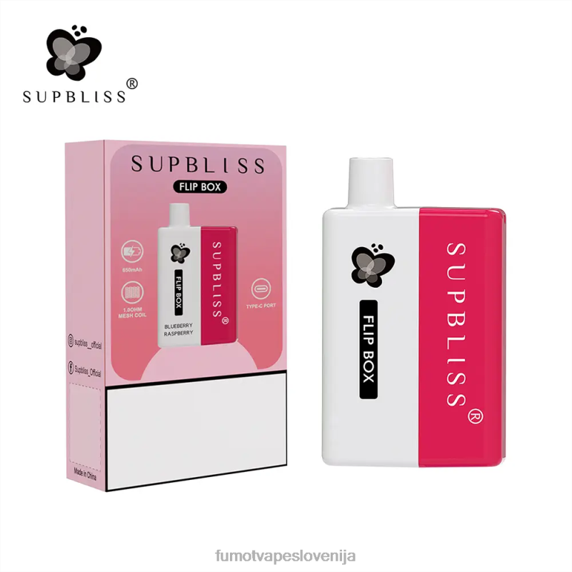 Fumot Supbliss Flip box 6000 zamenljiv komplet za vape - 10ml (1 kos) sveža meta - Fumot Vape Sale 2JH4H335