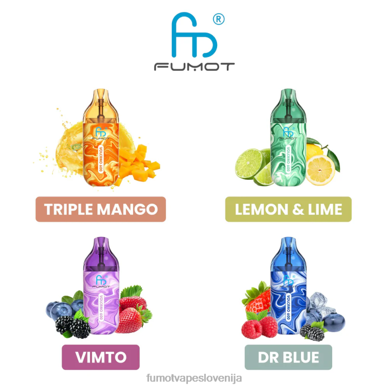 Fumot Volcano Vape za enkratno uporabo, skladen s 600 tpd - 2 ml (komplet 3 kosov) ličijev led - Fumot Discount Code 2JH4H296