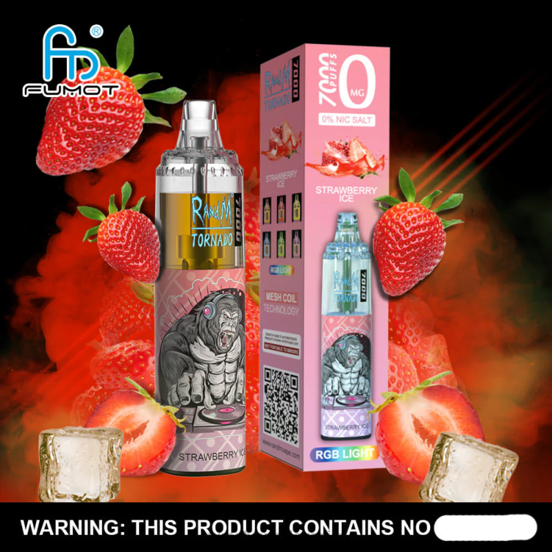 Fumot Tornado 0% 7000 peresnik za enkratno uporabo - 14 ml (1 kos) bluesour malina - Fumot Vape Review 2JH4H510