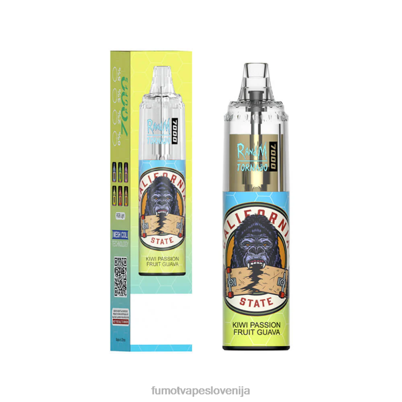 Fumot Tornado 14 ml (1 kos) pisalo 7000 za enkratno uporabo jagodna banana - Fumot Vape Slovenija 2JH4H98