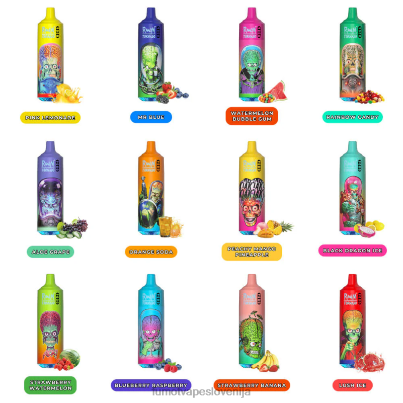 Fumot Tornado 18ml 9000 pero za enkratno uporabo (1 kos) češnja - Fumot Vape Slovenija 2JH4H28