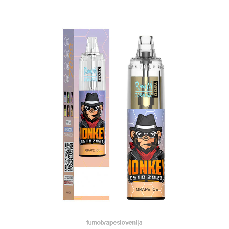 Fumot Tornado 7000 peresnik za enkratno uporabo - 14 ml (1 kos) kivi pasijonka guava - Fumot Vape Review 2JH4H80